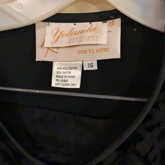 Vintage yolanda designer collection velvet pants suit SZ 16 (runs small) - Picture 3 of 15